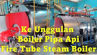  Fire tube steam Boiler /Horizontal fire Tube Steam Boiler/Boiler Lorong Pipa Api Pipa bakar/Steam Drum Boiler/PT INDIRA MITRA BOILER