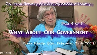 (Part 4 of 5) What about our government?