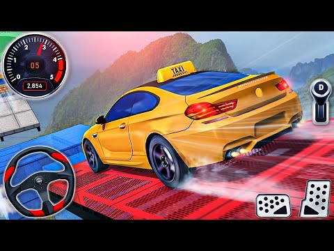 Real Taxi Car Stunts Simulator 3D - Impossible Ramp Car Stunt Driving - Android GamePlay #3
