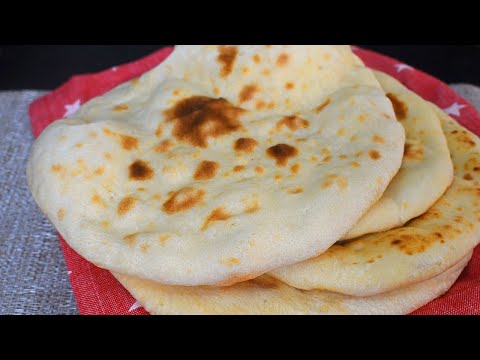 Authentic Bazar Jaisa Naan Ab Tawa Par Banaye (No Oven No Yeast)