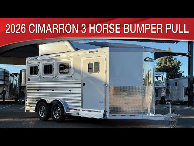 Preview image of 2026 Cimarron Norstar 3 Horse Bumper Pull youtube video