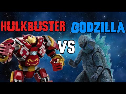 Godzilla Vs Hulkbuster! | A stopmotion short