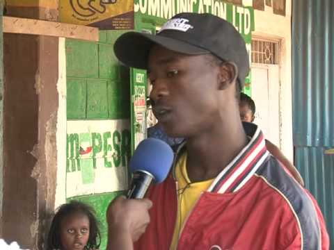 Jose of Mathare area, Nairobi on the Kenyan constitution during Ghetto Radio's Serious Request 2015