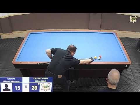 LIGA CAT 4M 1ª DIV 21/22- LIBRE SANT ADRIA (FIOL) VS PRAT (M. MONTERO)