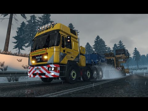 ETS2 1.30.1.19s (Special Transport DLC!!!) - MAN F2000 - Praha (CZ) - Nürnberg (D)