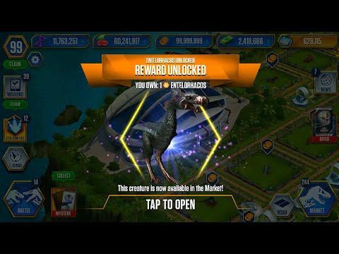 NEW UNLOCK HYBRIDS ENTELORHACOS MAX LEVEL 40 | HT GAME