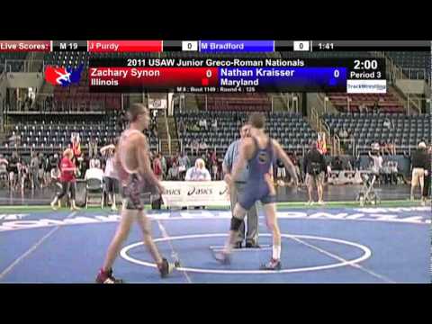 Junior Greco 125 - Nathan Krassier (MD) vs. Zachary Synon (IL)