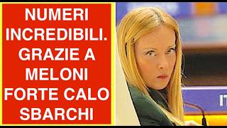 NUMERI INCREDIBILI. GRAZIE A MELONI FORTE CALO SBARCHI IN ITALIA E IN EU