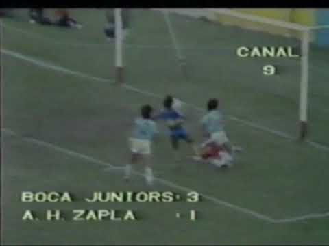 Gol de Graciani a Altos Hornos Zapla (Boca 3-Altos Hornos Zapla 1 31-03-1985)