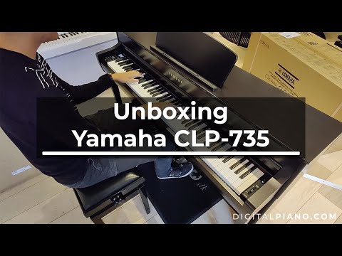 Unboxing and assembly of CLP-735 | Digitalpiano.com