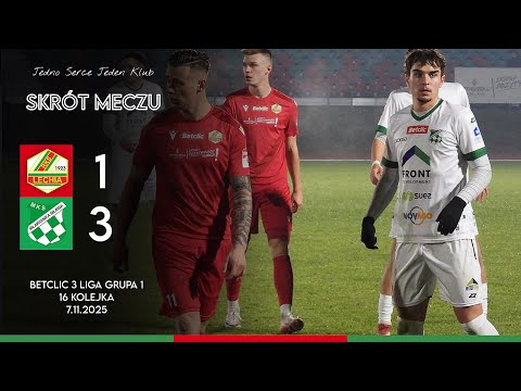 SKRÓT MECZU | LECHIA TOMASZÓW MAZOWIECKI- MŁAWIANKA MŁAWA 