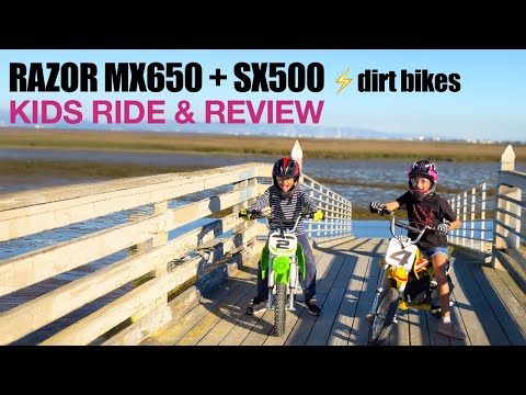 Razor MX650 vs SX500 | Kids Review + Demo + Safety Tips!