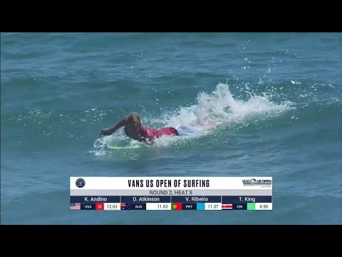 Vans US Open of Surfing - Men's, Men's Qualifying Series - Round 2 heat 5