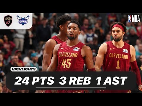 DONOVAN MITCHELL vs CHARLOTTE HORNETS | 24 PTS - 3 REB - 1 AST - 1 BLK | 03-08-2025 Highlights