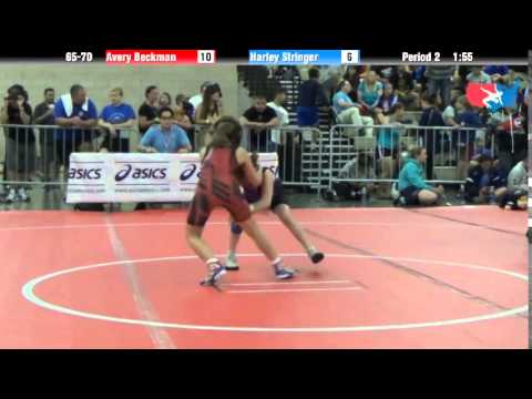 Girls Div I 65-70 - Avery Beckman vs. Harley Stringer