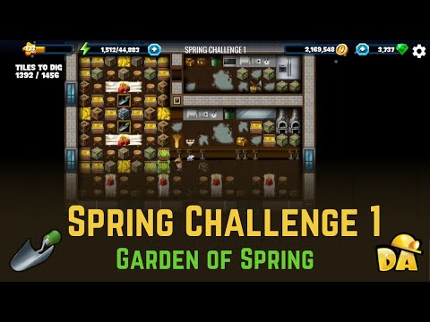 Spring Challenge 1 - Garden of Spring - Diggy's Adventure