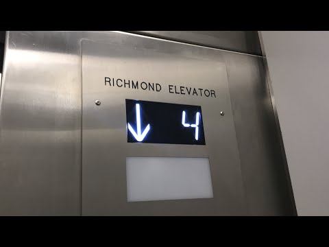 1979 Dover (Mod by Richmond) Traction Elevator at Royal Bank Building in Victoria BC