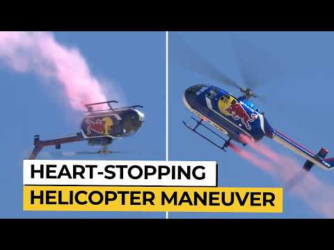 Gravity-Defying Helicopter Stunt Leaves Crowd Speechless Red Bull Bo-105  Incredible flying display