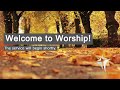 Oct 22 - Live Worship Service