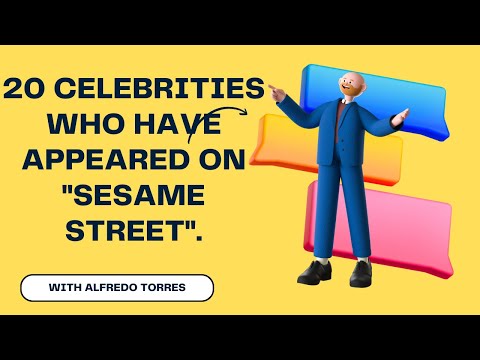 20 celebrities who have appeared on "Sesame Street".
