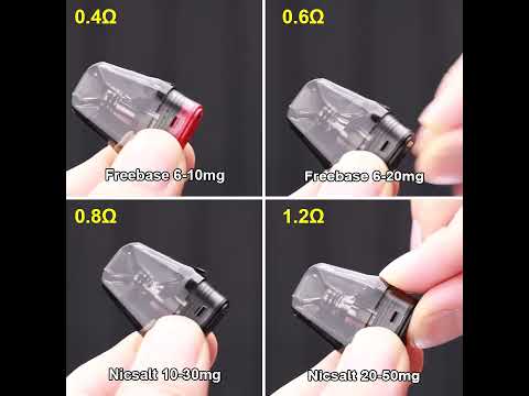 The differences between the 4 resistance levels of the XLIM Top Fill Cartridge (V3 Pod)