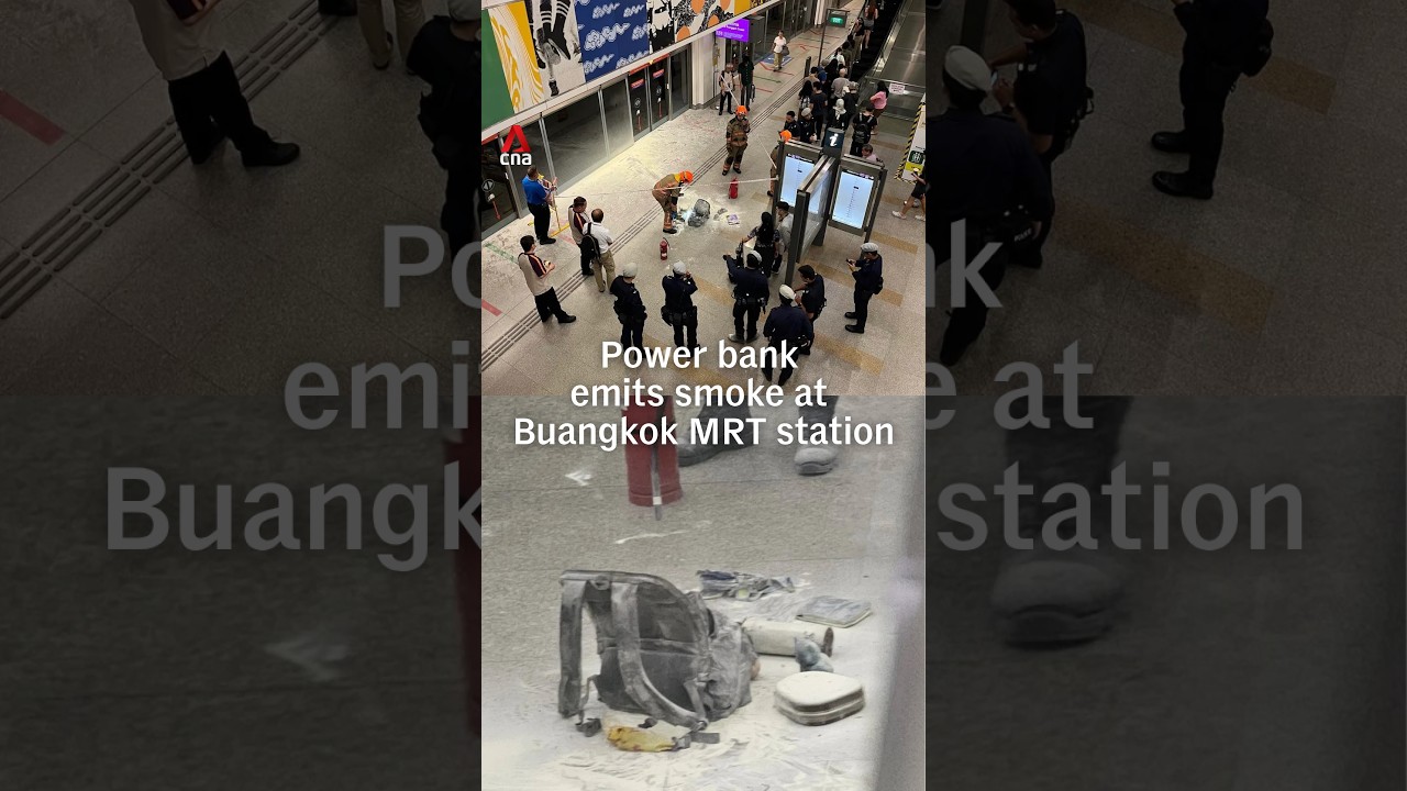 Power bank fire halts North East Line service at Singapore transit hub