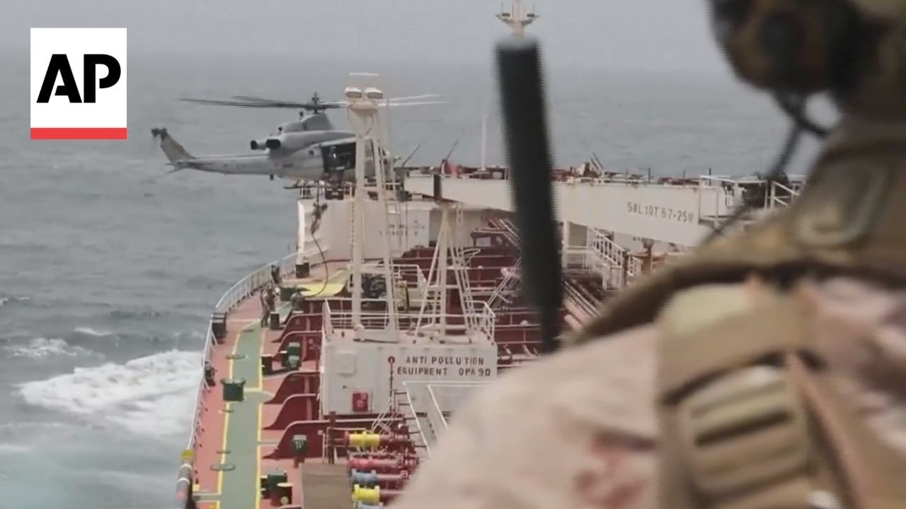 Video | US military says it fired on another merchant vessel trying to breach its blockade of Iranian ports
