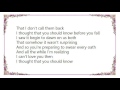 Vienna Teng - I Don't Feel So Well Lyrics