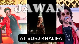 SRK Jawan Launch Ceremony Burj Khalifa Dubai  Shah