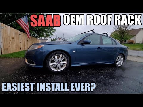 SAAB 9-3 OEM Roof Rack Install