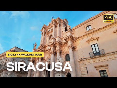 Syracuse Walking Tour 4K | Ortigia Stunning Streets & Sicilian Charm | Top Italian Destinations