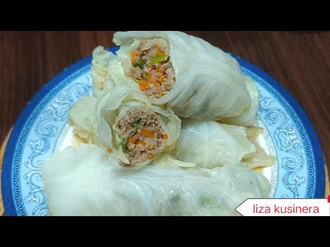 STEAM CABBAGE ROLL|CHINESE DIMSUM EASY TO MAKE