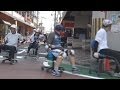 Un nuevo deporte nace en Japón: carrera con sillas de oficina 