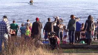 preview picture of video '2015 New Year's Day Polar Bear Plunge, Port Angeles Washington'