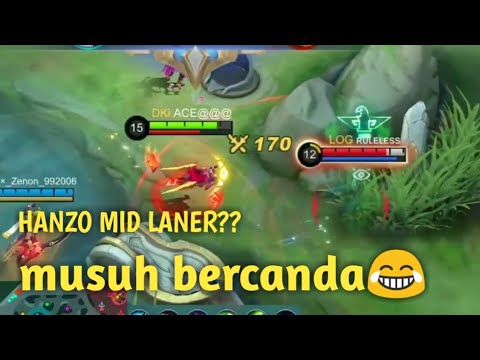 Mid Laner Hanzo 100% Delete Everyone By Top 1 Global Hanzo- MLBB