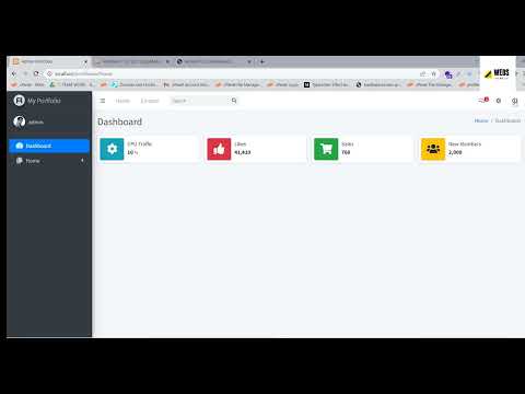 Laravel 9 Personal Portfolio Project Admin Template Mastering
