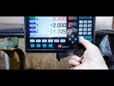 УЦИ с LCD , установлено.DRO with LCD, installed