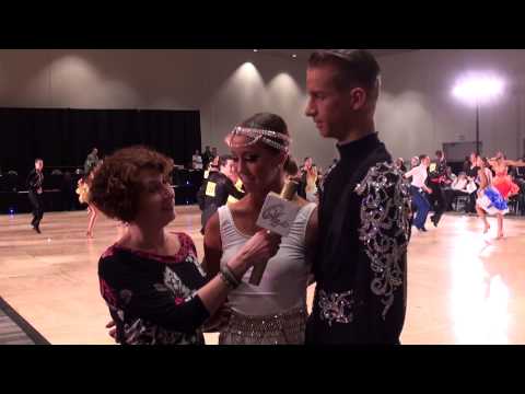 2014 Ohio Star Ball - Donna Edelstein interviews Amateur Youth dancers Payton and Robert.