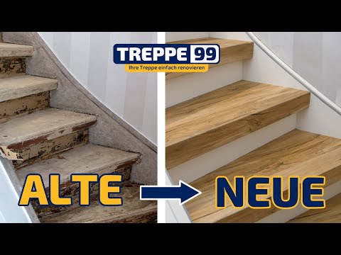 Treppe mit Vinylstufen von Treppe99 renovieren - EP01