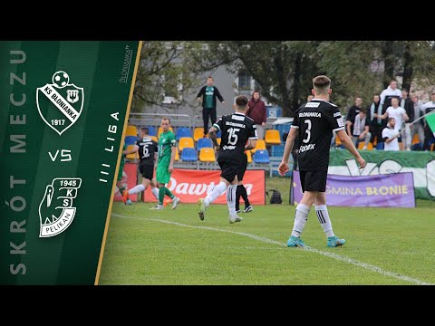 Skrót meczu | Błonianka Błonie 1-1 Pelikan Łowicz | 15.10.2022