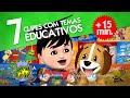 COLETÂNEA 7 Clipes De Bento E Totó Com Temas Educativos Patinho Colorido E 6 Desenho Infantil