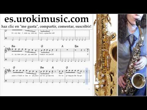 Tutorial de Saxofon (tenor) Bon Jovi - Knockout Parte#2 um-927