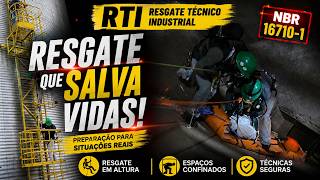 Treinamento de RTI: Resgate Industrial | NBR 16710-1 | HANGAR TREINAME