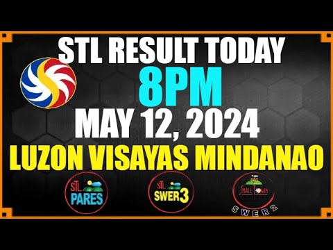 Stl ResultS Today 8pm MINDANAO May 12, 2024