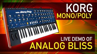 Video thumbnail for Vintage Synth Heaven: Live Demo of the Korg Mono/Poly Synthesizer by Vulture Culture