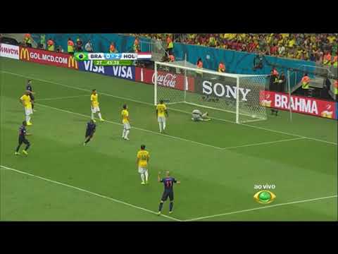 Copa 2014 Nivaldo Prieto | "ME RECUSO!!" a narrar o 3ºgol da Holanda contra o Brasil 3º lugar | BAND
