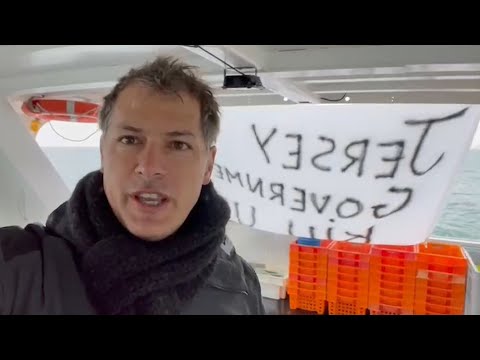 'We're not happy': On board a French fishing boat off Jersey coast amid row over fishing rights