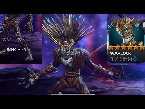 6 Star Rank 3 Warlock Gameplay! X-Men Shadow Base Raids Legendary! Marvel Contest of Champions