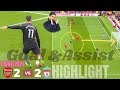 HIGHLIGHTS | Gabriel Martinelli VS Liverpool Amazing Goal & assist HD