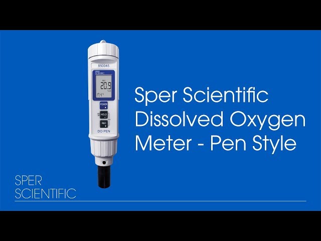 Dissolved Oxygen Meter Pen Style Demo